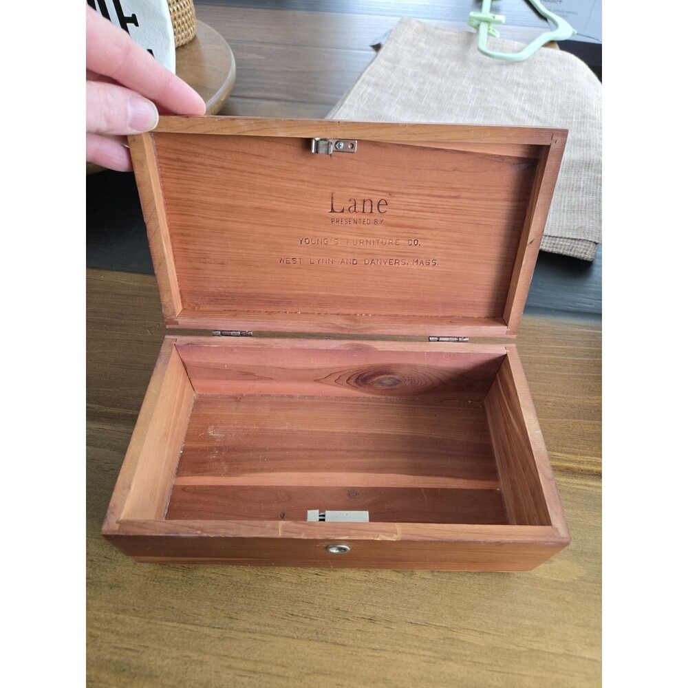 Lane Cedar Small Chest Keepsake Jewelry Trinket Box